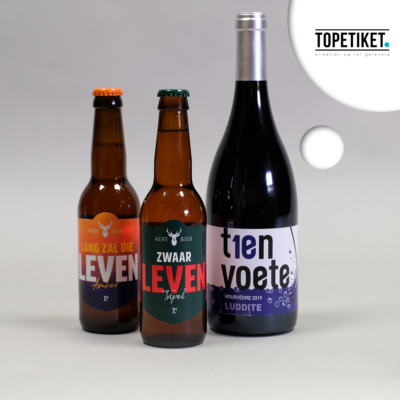 Etiketten op rol